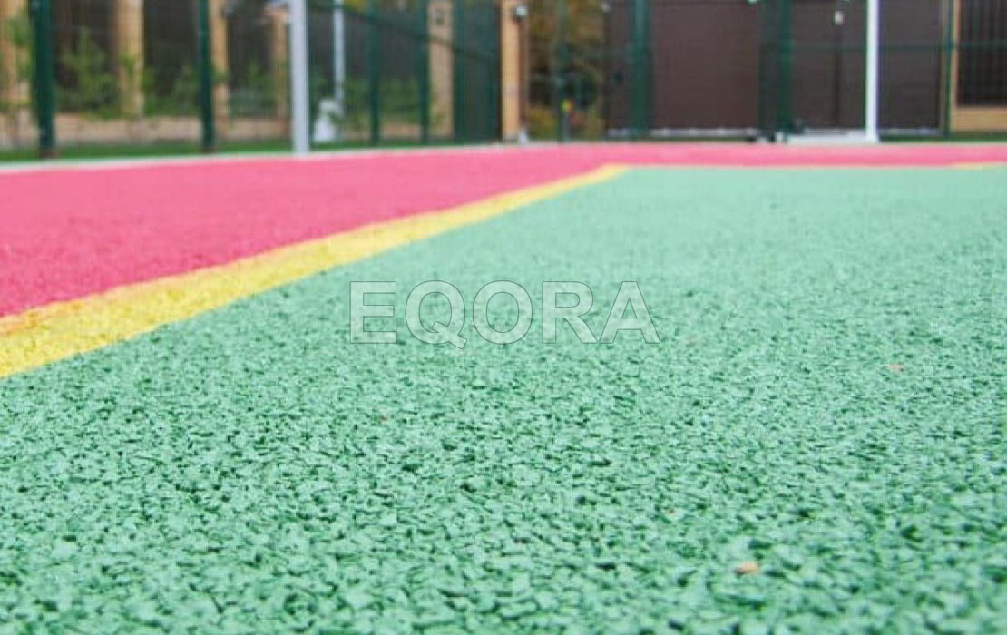 Покрытие для двора из резиновой крошки